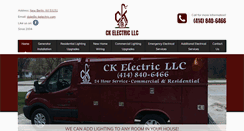 Desktop Screenshot of c-kelectric.com