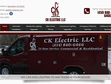 Tablet Screenshot of c-kelectric.com